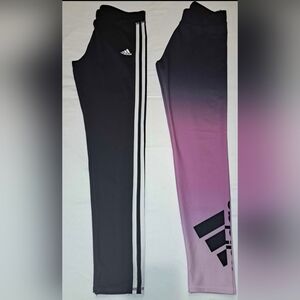 2 Pair - NWOT Adidas Leggings Girls Size 14